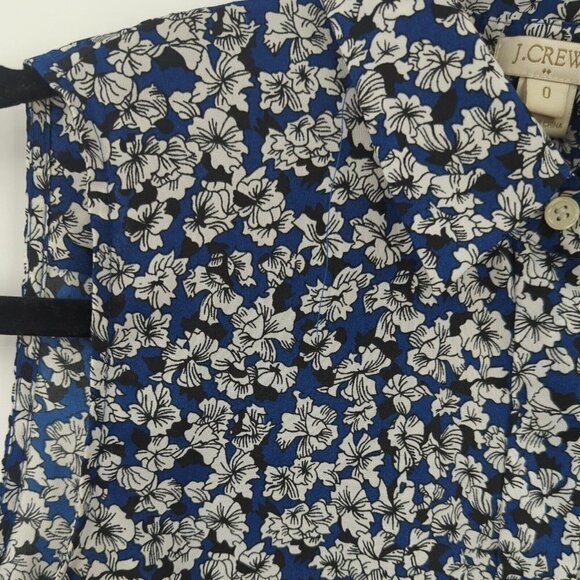 J.CREW Factory  Floral Sleeveless Button Down Shirt - Picture 3 of 6